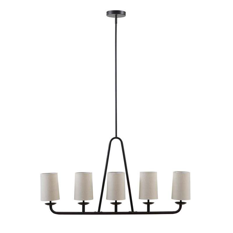 Lustre linéaire à 5 lumières