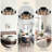 19.3" Rustic Farmhouse Reversible Black Ceiling Fan with Lights & Remote