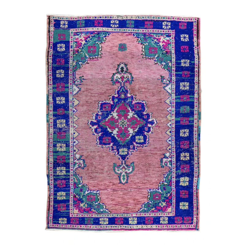 Tapis couleur Anatolian tissé à la main Saya