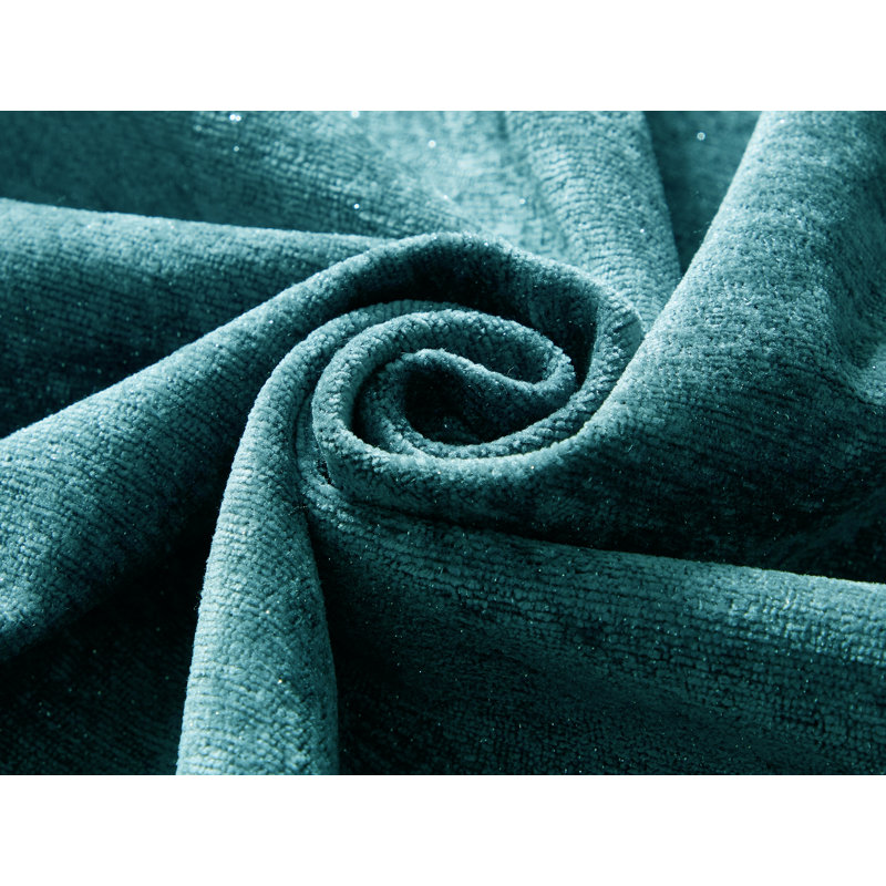 Chaise en chenille avec 2 coussins, Vert