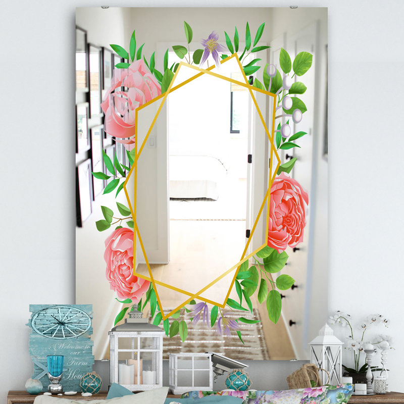 Miroir d'appoint Efflorescent Farmhouse, H 39,4 po x l 29,5 po