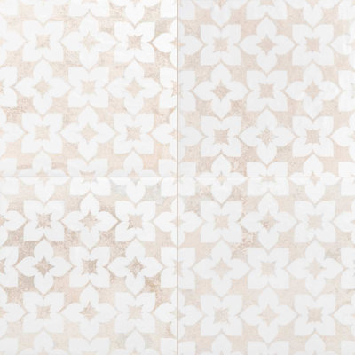 Phlox 8" x 8" Porcelain Patterned Wall & Floor Tile