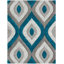 Geometric Shag Area Rug-925354886