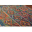 Tapis oriental coloré en laine Kilim 8 x 10