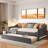Daybed With Led Light And Trundle-270366088