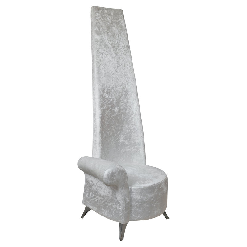 Duclos Upholstered Armchair, Silver Crush