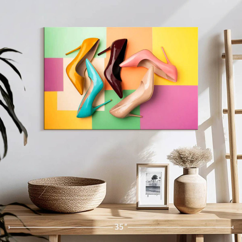 Shuttleworth Chic High Heels, 8" H x 12" W