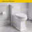 American Standard Town Square S 1.28 Gallons GPF Elongated Floor Mounted Kit (Seat Included)-62385131-62385133