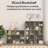 20-Cube Storage Bookshelf - Multifunctional Display Shelf for Living Room, Bedroom & Home Office