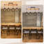 4-Light Burnt Wood Kitchen Island Pendant