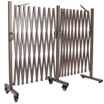 Barrière de sécurité pliable H 41 po x l 205 po, barrière extensible, barrière de sécurité portative