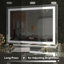 Assis Rectangle Bluetooth LED Metal Mirror