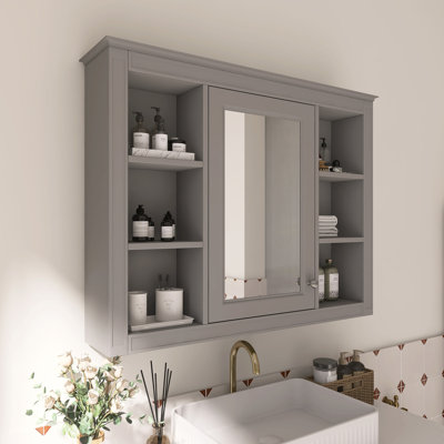 Armoire à pharmacie murale avec miroir