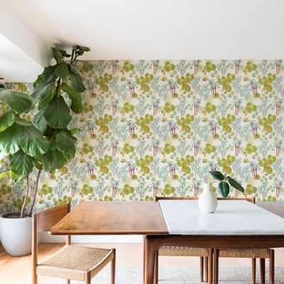 Louvine Peel & Stick Fabric Floral