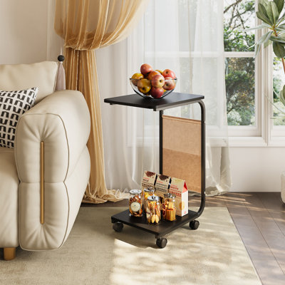 Tray Top Wheel End Table