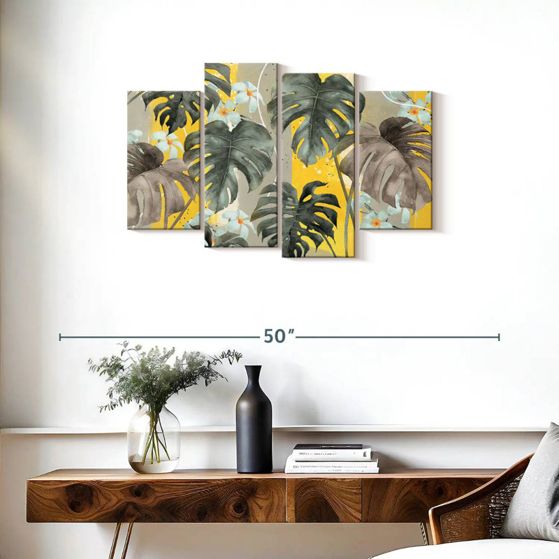 Harnek Monstera Design, 22" H x 36" W