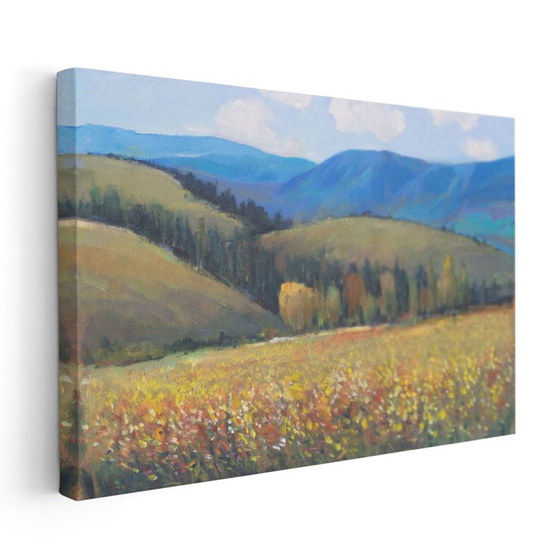 «Mountain Pass I», reproduction d'art sur toile, H 32 po x l 48 po