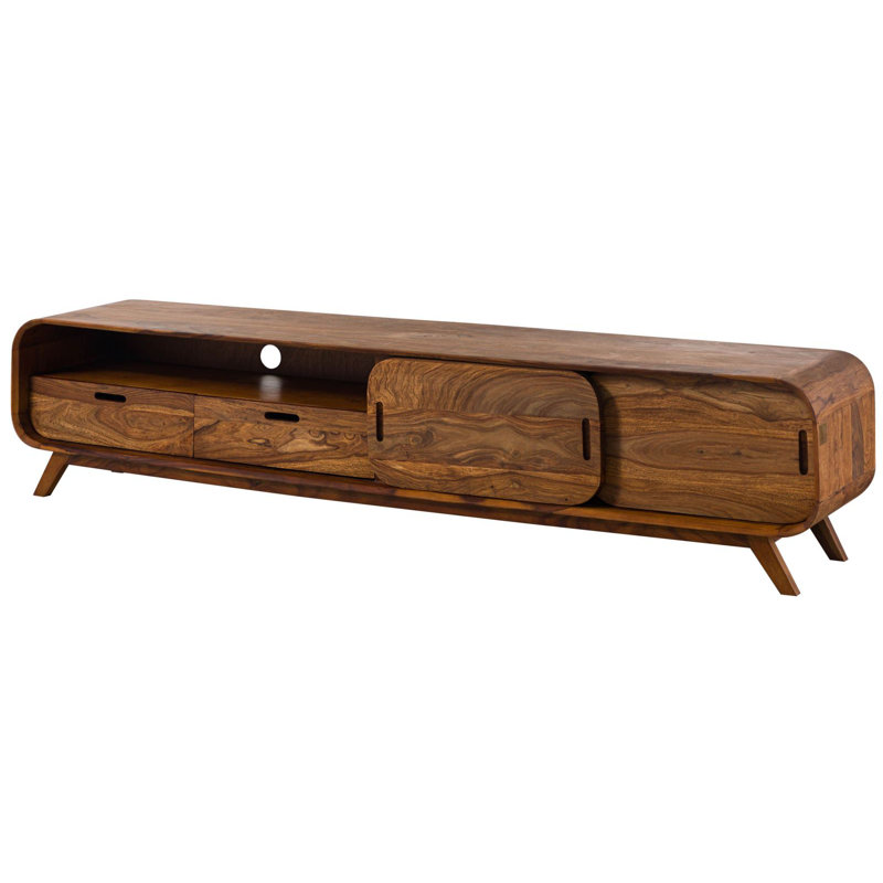 Unfinished TV Stand for TVs up to 88", Tan