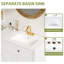 Ensemble de meuble-lavabo simple 36 "avec comptoir d'évier