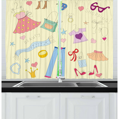 Pointed Kitchen Curtain