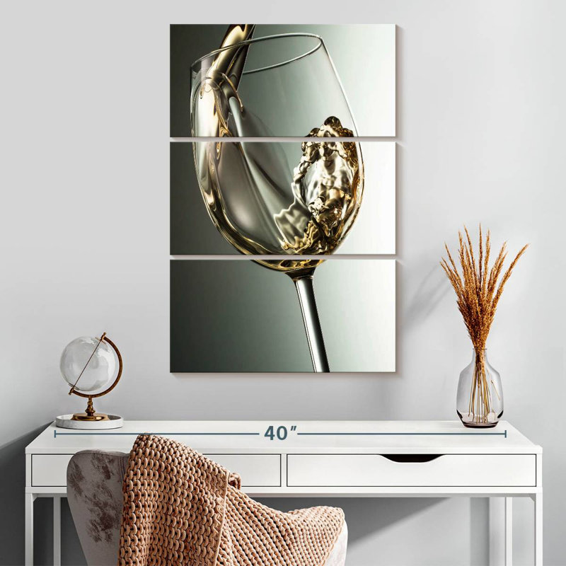 Yarlin Smooth White Wine, 32" H x 20" W