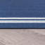 Tapis intérieur / extérieur tissé à plat en jute bleu marine / ivoire Border-1331785610-1331785614