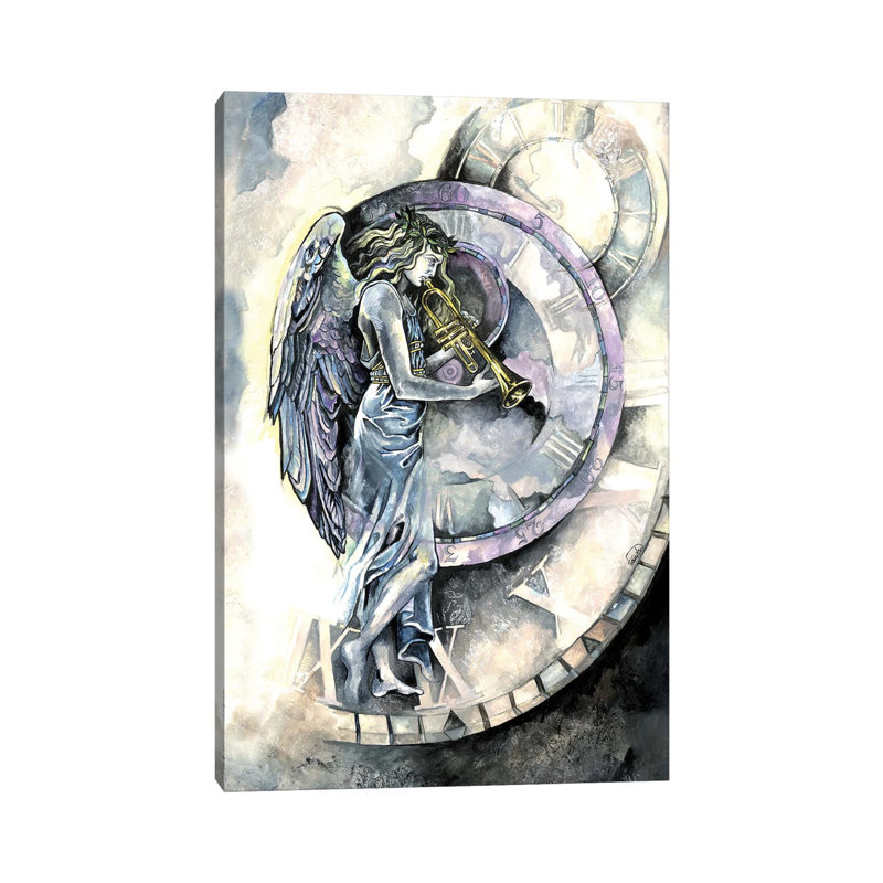 Angel Of Time by Fanitsa Petrou - Wrapped Canvas Gallery-Wrapped Canvas Giclée, 20.32 cm H x 30.48 cm W