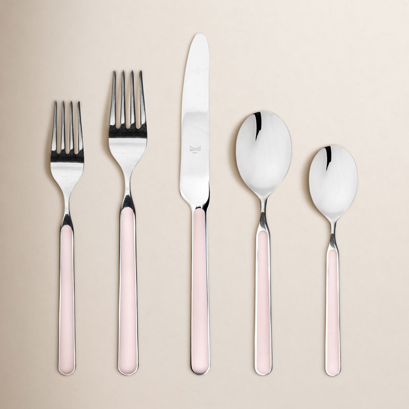 Fantasia Place Set 5 Pcs, Pale Rose