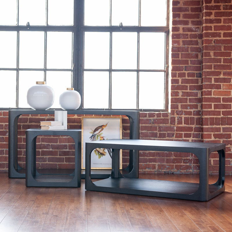 Sybil 58 " W Console Table, Black