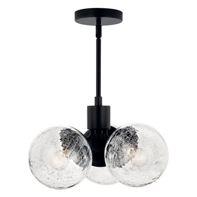 Steel Dimmable Globe Chandelier