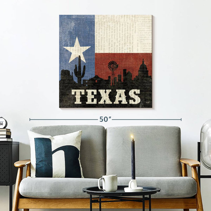 Borges Texas, 30" H x 30" W