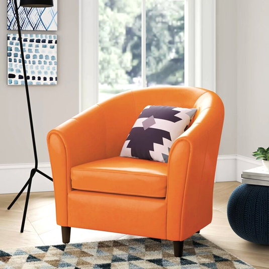 Fauteuil club en similicuir