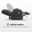 Petit fauteuil inclinable électrique à double moteur avec massage et chaleur, appui-tête réglable-1184269826
