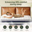 Matelas à ressorts hybride 12 po - Ressorts ensachés individuellement avec des couches de mousse confortables, respirantes et de soutien pour un sommeil réparateur-130199439