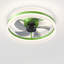 Ventilateur de plafond fermé à profil bas avec lumière 19,7 pouces Fydry-388880136-398456505