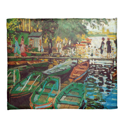 Claude Monet Sewn Throw Blanket