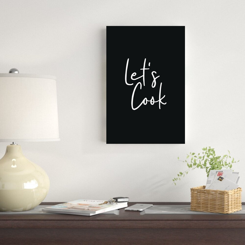 " Let's Cook ", 18" H x 12" W