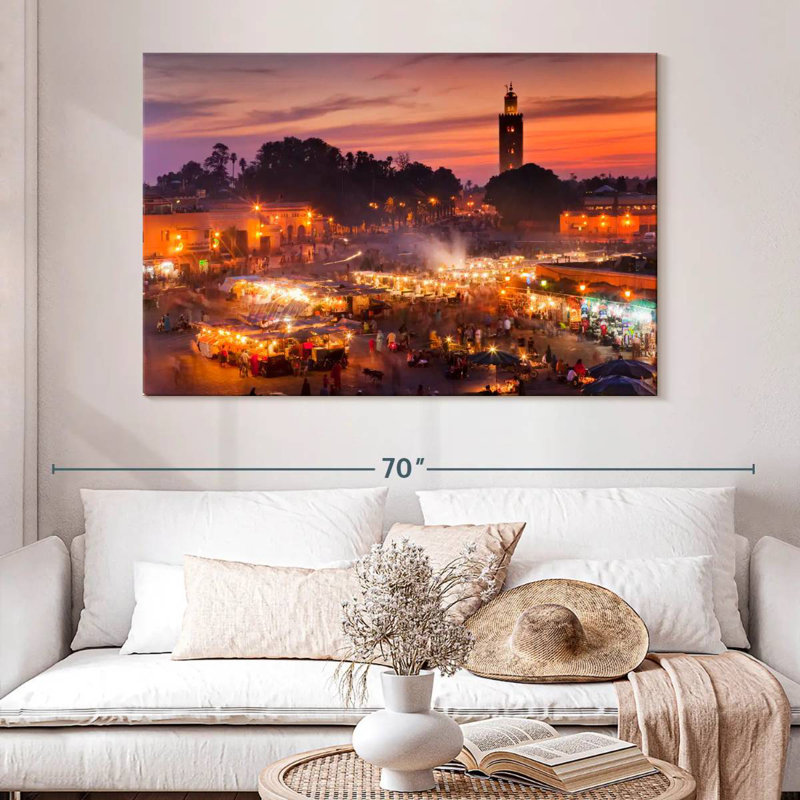 Nicci Jemaa El-Fnaa, 34" H x 51" W