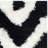 Barcelona Shag Hand Tufted Performance Chevron Rug-12414395