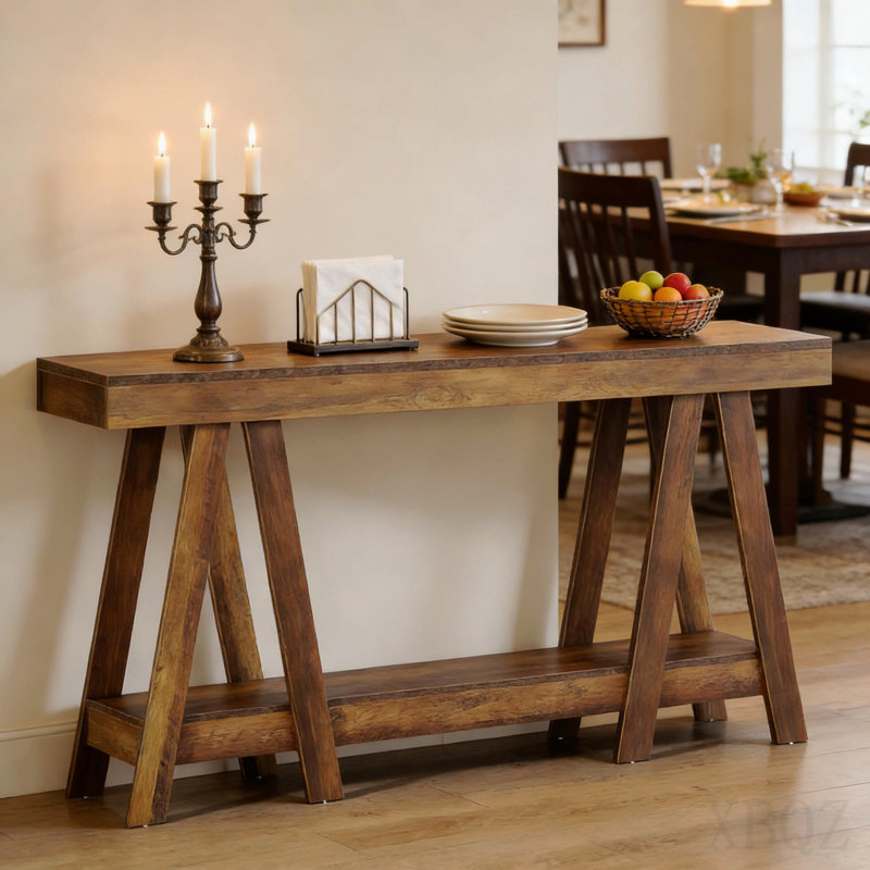 2-Tier Hall Table,Entryway Table,Functional Console Table
