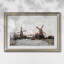Moulins à vent près de Zaandam, 1871 - Claude Monet - Reproduction encadrée sur mesure-373621320-373621321-373621331