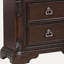Table de chevet 2 tiroirs en acajou