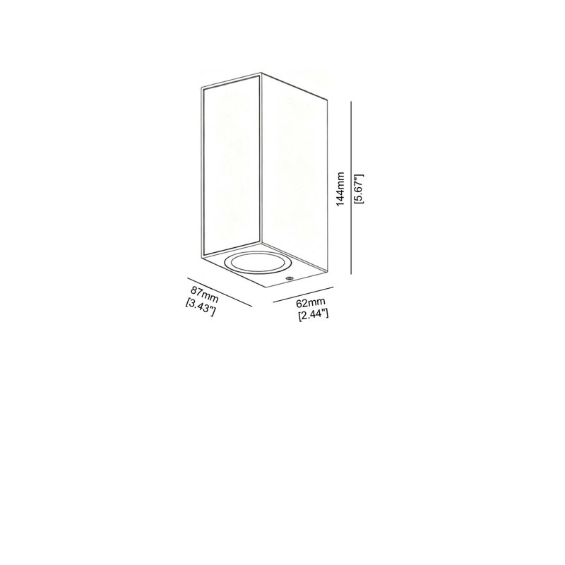 Dale Wall Sconce, Up/Down Light, 7W x 2, Wood Finish