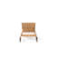 Wooler 195cm Long Reclining Acacia Single Chaise