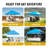 8 Ft. W x 8 Ft. D Instant Pop Up Canopy Tent with One Push Setup-100260430