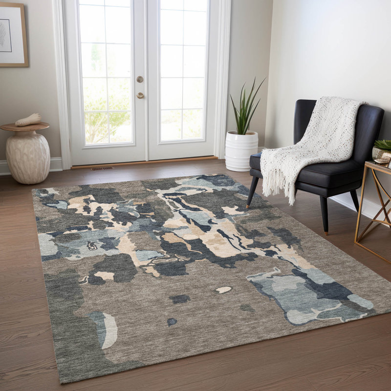  Machine Washable Indoor/Outdoor Chayden ACN1028 Rug, Rectangle 8' x 10'