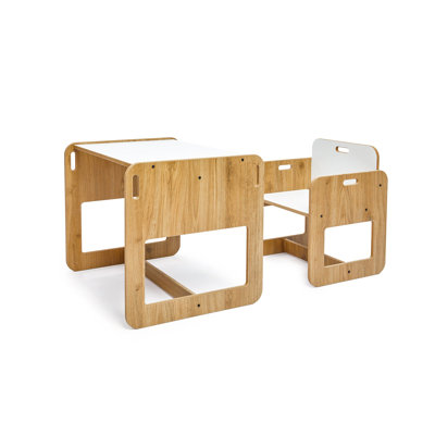 Lunado Kids 2 Piece Play Or Activity Table and Chair Set