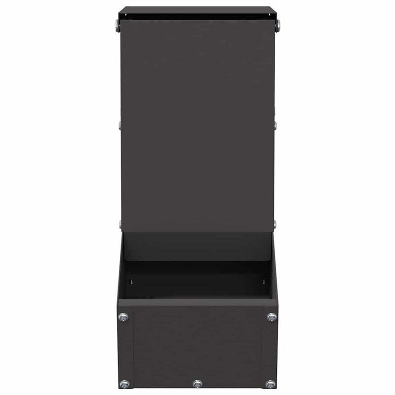 Small Animal Feeder, 28.5cm H x 12.5cm W x 26cm D, Black