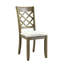 Chaise d'appoint en lin (ensemble de 2)