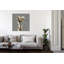 «Grey Luster Tulip», impression sur toile tendue-23605355